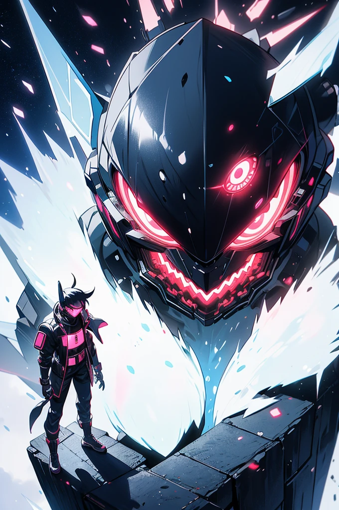 Highest quality, masterpiece, Ultra-high resolution,Two people standing on a ledge overlooking the city at night, cyber punk vibe, cyber punk art style, cyber punk vibes, digital cyber punk - anime art, cyber punk themed art, cyber punk anime art, digital cyber punk anime art, in cyber punk style, cyber punk artstyle, has cyber punk style, anime cyber punk art, in cyber punk city, cyber punk art, cyber punk))), cyber punk style, style of cyber punk