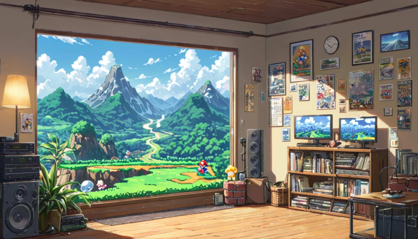 ((Anime: 1.4, Illustration)), (Masterpiece, Top Quality, Best Quality), (Ultra-Detailed, Absolutely Resolution), ((16k, HIGH RES)) (Super Mario World), ( Anime: 1.4, Illustration)), (Masterpiece, Top Quality, Best Quality), (Ultra-Detailed, Absolutely Resolution). Ak {Lofi Art, Style of Laurie Greasley, Style of Makoto Shinkai, Anime Aesthetic}, BREAK {(Produces IMAGES WITH ITH INFORMATION THAN 40 Million Pixels with Cinematic-Like Detailed Textures S Hot on a Sony slur).}