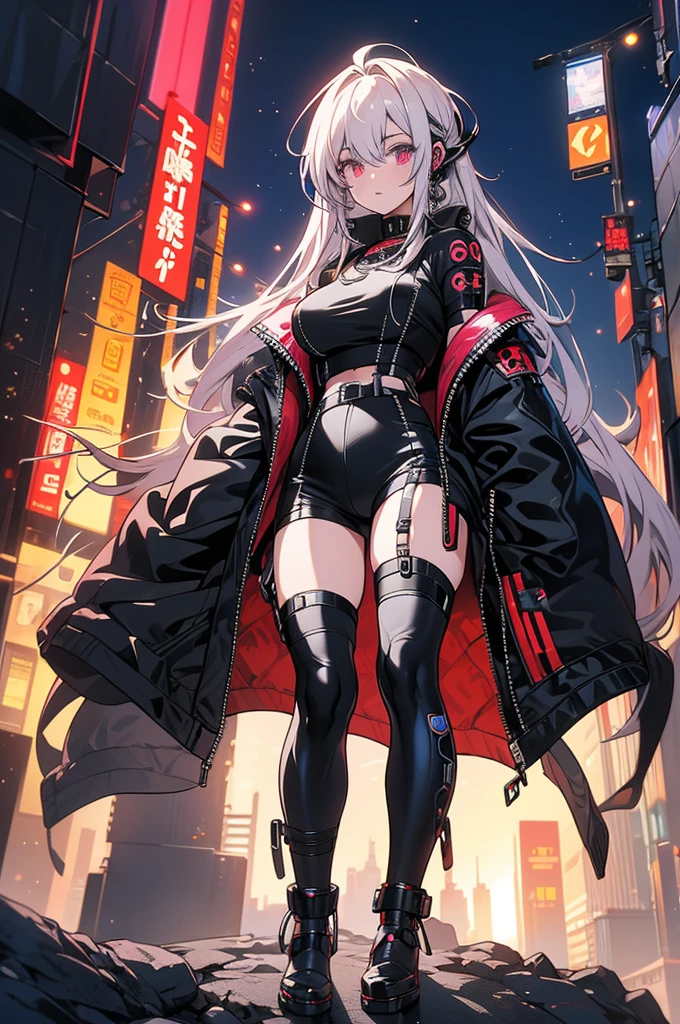 Highest quality, masterpiece, Ultra-high resolution,A man and a woman standing on top of a building overlooking the city at night,Neon Town, cyber punk vibe, cyber punk art style, cyber punk vibes, digital cyber punk - anime art, cyber punk themed art, cyber punk anime art, digital cyber punk anime art, in cyber punk style, cyber punk artstyle, has cyber punk style, anime cyber punk art, in cyber punk city, cyber punk art, cyber punk))), cyber punk style, style of cyber punk