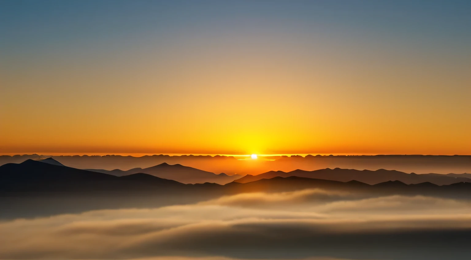 A fantastic and mysterious dawn