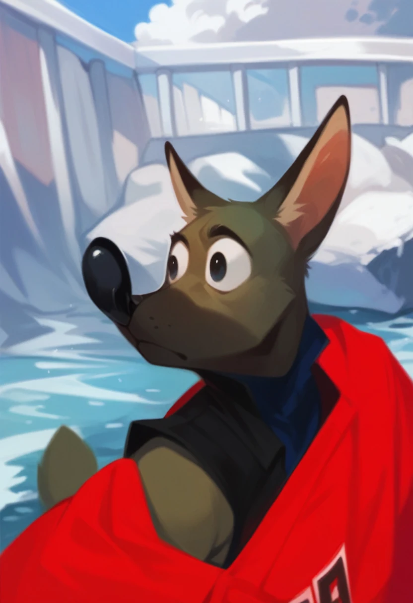 This fox as a charecter in suit