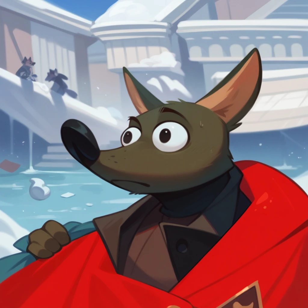 This fox as a charecter in suit
