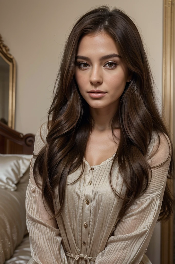 portrait photographie, brune, tenue de femme riche, Instagram Model, angelina stroganova, Elena Belova, Victoria Gavrilenko, with long hair, photo de profil twitter, quality snapchat, qui fait la moue,