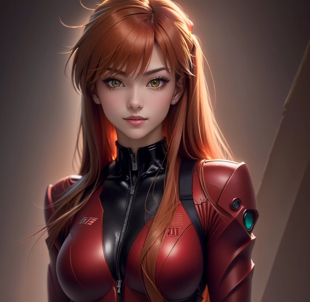a close up of a woman in a red and black suit, asuka langley soryu, asuka langley sohryu, asuka langley, asuka langley souryuu, portrait of asuka langley soryu, full body zenkai! asuka suit, asuka suit under clothes!, portrait of beautiful samus aran, beautiful asuka from evangelion