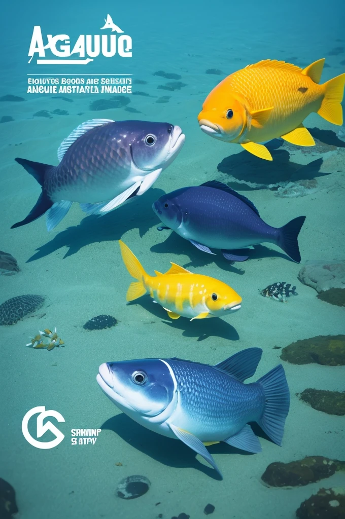 Make a logo art for an aquatic animal study group