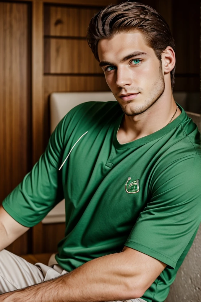 24 year old man, of taurus.
very green eyes, 1,90 m Intelligent athletic communication, nondadoso, Loving, Jealous, tender.
Buddy, attentive, detail