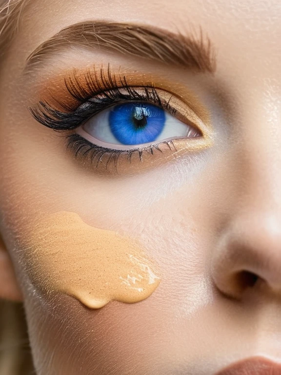 allemande, aux yeux bleus perçants, et longs cheveux blonds flottants entrain de faire du sport