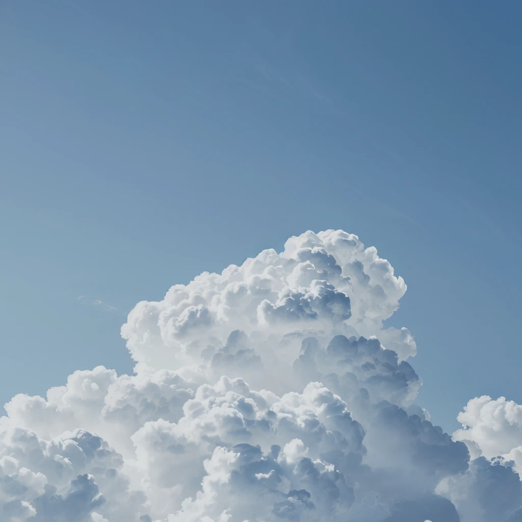 Blue sky and white clouds