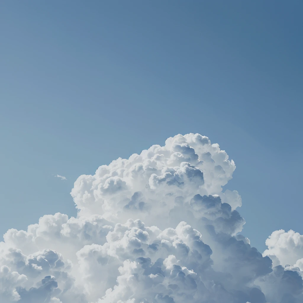 Blue sky and white clouds