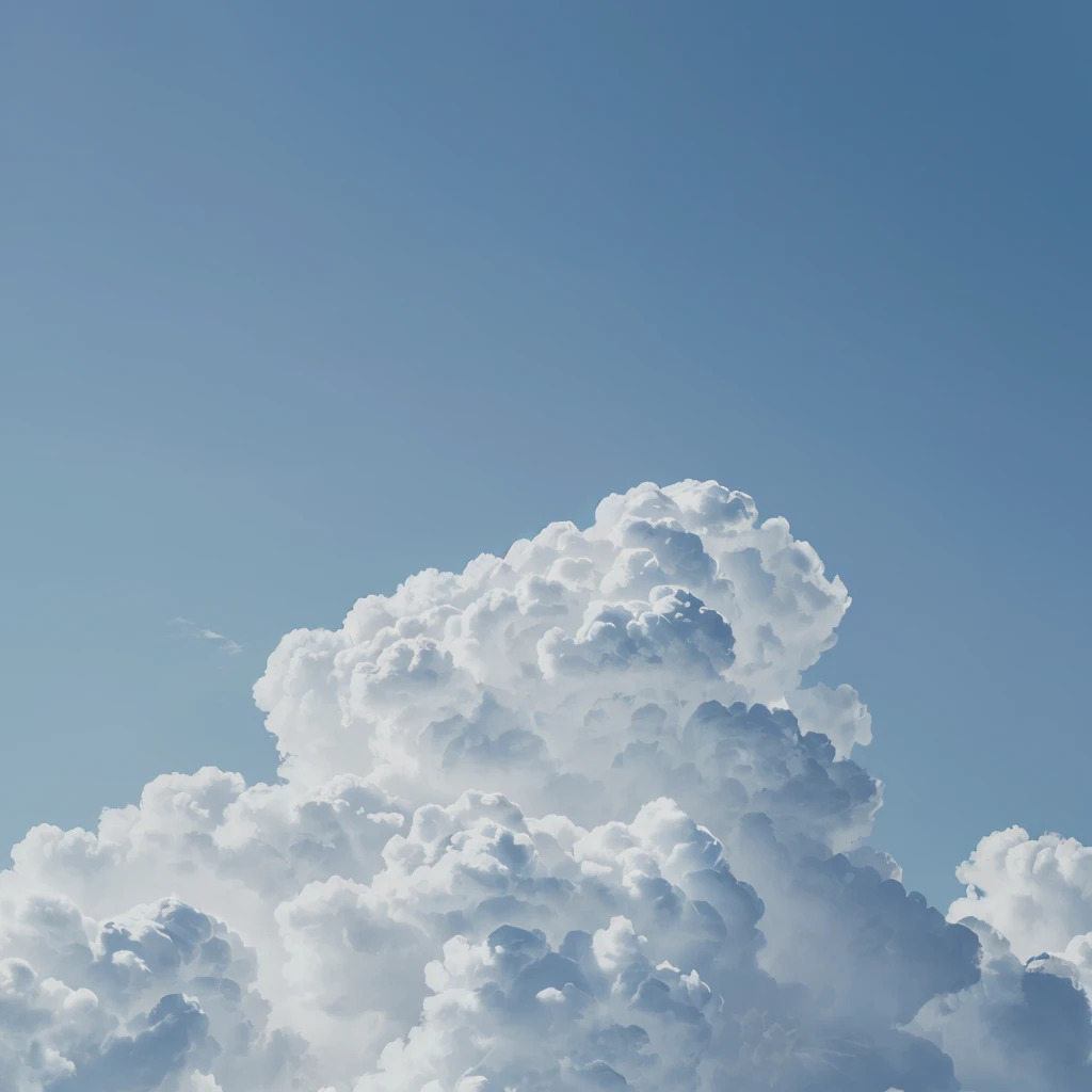 Blue sky and white clouds