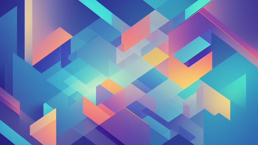 Desktop wallpaper, modern and stylish design, high resolution, 4K, vibrant colors, minimalist aesthetic, abstract patterns, geometric shapes, (extremely detailed CG unity 8k wallpaper, masterpiece, best quality, ultra-detailed), (best illumination, best shadow, an extremely delicate and beautiful)