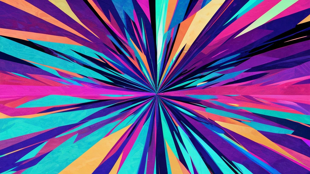Desktop wallpaper, modern and stylish design, high resolution, 4K, vibrant colors, minimalist aesthetic, abstract patterns, geometric shapes, (extremely detailed CG unity 8k wallpaper, masterpiece, best quality, ultra-detailed), (best illumination, best shadow, an extremely delicate and beautiful)
