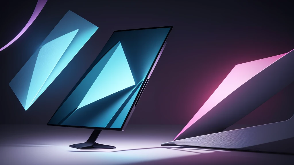 Desktop wallpaper, modern and stylish design, high resolution, 4K, vibrant colors, minimalist aesthetic, abstract patterns, geometric shapes, (extremely detailed CG unity 8k wallpaper, masterpiece, best quality, ultra-detailed), (best illumination, best shadow, an extremely delicate and beautiful)