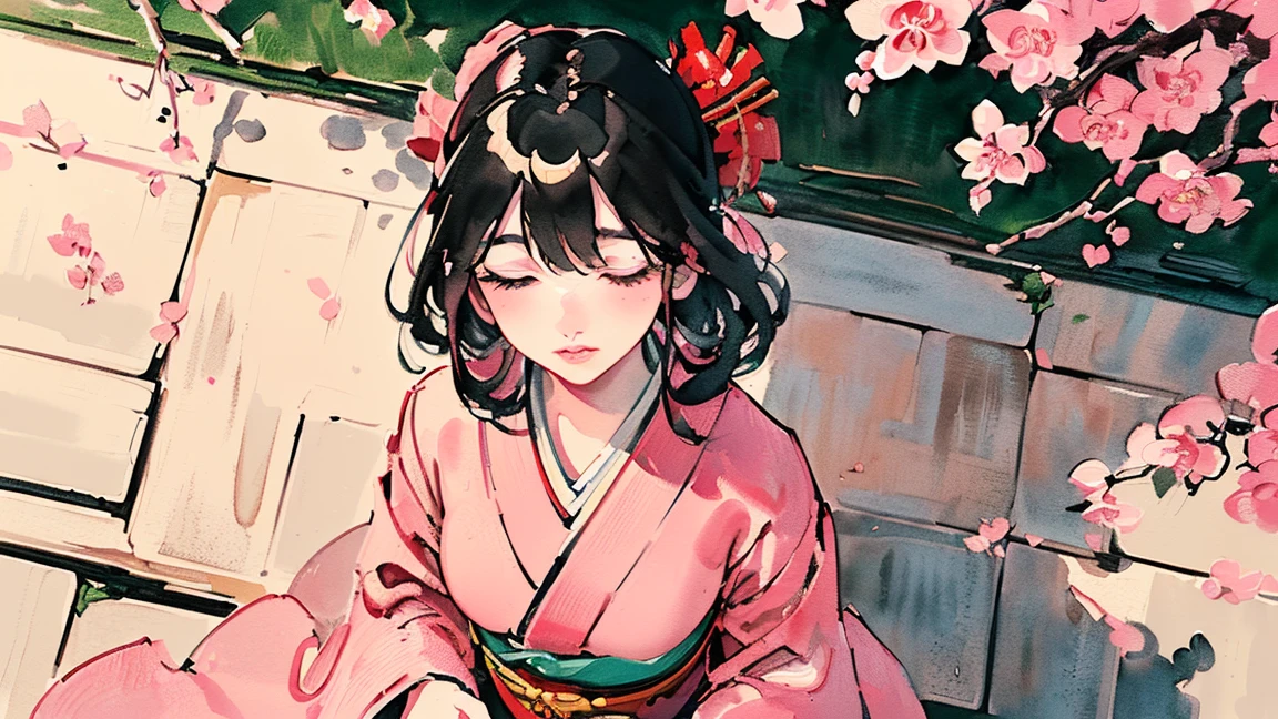 (((Oiran))),(((Oiran))),(((Oiran))),(((Oiran))),(((Prostitute))), (((Prostitute))), (((Prostitute))), (((Prostitute))), (((Prostitute))), (((Japanese painting))),(((Japanese painting))),(((Japanese painting))),(((Japanese painting))),(((Japanese painting))), (((Gentle expression))),(((Gentle expression))),(((Gentle expression))),(((Gentle expression))),(((Gentle expression))),(((Gentle expression))),(((Gentle expression))), (((On the ground))),(((On the ground))),(((On the ground))),(((On the ground))),(((On the ground))),(((On the ground))),(((On the ground))),(((On the ground))),(((On the ground))),(((On the ground))),(((On the ground))),(((On the ground))),(((On the ground))),(((On the ground))), (((Looking Down from Above:1.8))), ((((closed eyes )))),(((watching a Sakura))),Flashy kimono,hair ornaments, Scenery of Kyoto,(((low saturation))),(((low saturation))),(((low saturation))),(((low saturation))),(((low saturation))),(((low saturation))),(((low saturation))),(((night))),(((night))),(((night))),(((night))),(((night))),(((night))),(((night))),(((night))),(((night))),(((night))),(((night))),(((night))),(((night))),(((night))),(((night))),(((night))),(((night))),(((night))),(((night))),(((night))),(((night))),(((night))),(Lips are red:1.5)、 20-year-old, (((Ink Painting))),(((Ink Painting))),(((Ink Painting))),(((Ink Painting))),(((Ink Painting))),(((Ink Painting))),(((Ink Painting))), masterpiece, Highest quality, Very delicate and beautiful girl,Very delicate and beautiful, world masterpiece theater, Super detailed, Very detailedな, Highest quality,(((Pink kimono)))。(((Pink kimono)))。(((Pink kimono)))。(((Pink kimono)))。(((Pink kimono)))。(((Pink kimono)))。(((Pink kimono)))。(((Pink kimono)))。(((Pink kimono)))。 (((Black Hair))), (((Black Hair))), (((Black Hair))), (((Cherry tree))), (((Cherry tree))), (((Cherry tree))), (((Cherry tree))), (((Upper Body))), (((Upper Body))), (((Upper Body))), (((Upper Body))), (((Upper Body))), (((Upper Body))), High resolution, Very detailed,5 girls, Highest quality, masterpiece, Highest quality, Accuracy, A woman in her twenties from the late Edo period.。(((赤いFlashy kimono)))。 。彩度の低い古いJapanese paintingのスタイルでは、The women look like modern anime characters..、She has a bit of Kabuki makeup on..。Strong 2D feel。。background, たくさんの花びらが散っている大きなCherry tree、