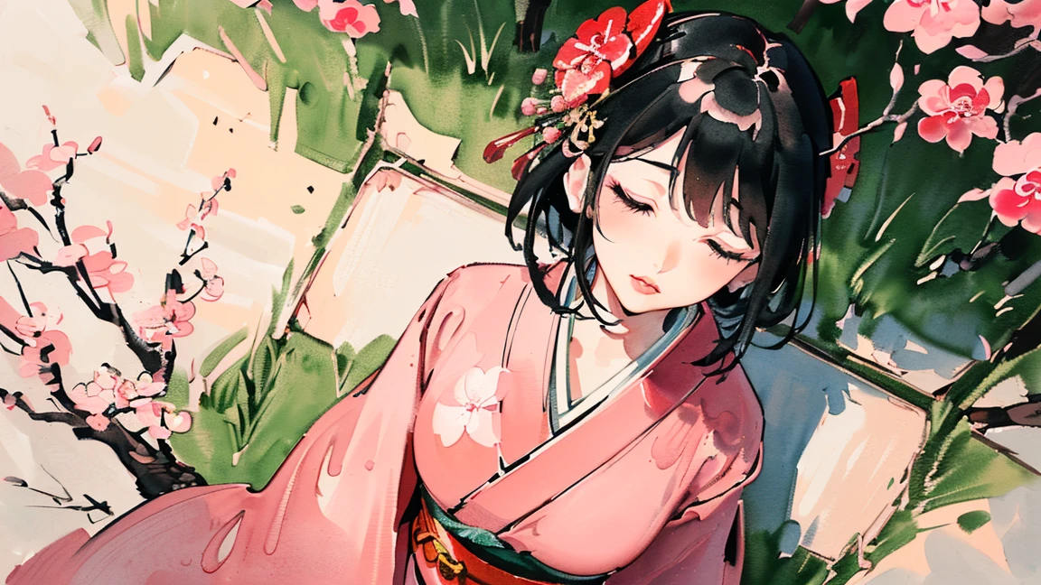(((Oiran))),(((Oiran))),(((Oiran))),(((Oiran))),(((Prostitute))), (((Prostitute))), (((Prostitute))), (((Prostitute))), (((Prostitute))), (((Japanese painting))),(((Japanese painting))),(((Japanese painting))),(((Japanese painting))),(((Japanese painting))), (((Gentle expression))),(((Gentle expression))),(((Gentle expression))),(((Gentle expression))),(((Gentle expression))),(((Gentle expression))),(((Gentle expression))), (((On the ground))),(((On the ground))),(((On the ground))),(((On the ground))),(((On the ground))),(((On the ground))),(((On the ground))),(((On the ground))),(((On the ground))),(((On the ground))),(((On the ground))),(((On the ground))),(((On the ground))),(((On the ground))), (((Looking Down from Above:1.8))), ((((closed eyes )))),(((watching a Sakura))),Flashy kimono,hair ornaments, Scenery of Kyoto,(((low saturation))),(((low saturation))),(((low saturation))),(((low saturation))),(((low saturation))),(((low saturation))),(((low saturation))),(((night))),(((night))),(((night))),(((night))),(((night))),(((night))),(((night))),(((night))),(((night))),(((night))),(((night))),(((night))),(((night))),(((night))),(((night))),(((night))),(((night))),(((night))),(((night))),(((night))),(((night))),(((night))),(Lips are red:1.5)、 20-year-old, (((Ink Painting))),(((Ink Painting))),(((Ink Painting))),(((Ink Painting))),(((Ink Painting))),(((Ink Painting))),(((Ink Painting))), masterpiece, Highest quality, Very delicate and beautiful girl,Very delicate and beautiful, world masterpiece theater, Super detailed, Very detailedな, Highest quality,(((Pink kimono)))。(((Pink kimono)))。(((Pink kimono)))。(((Pink kimono)))。(((Pink kimono)))。(((Pink kimono)))。(((Pink kimono)))。(((Pink kimono)))。(((Pink kimono)))。 (((Black Hair))), (((Black Hair))), (((Black Hair))), (((Cherry tree))), (((Cherry tree))), (((Cherry tree))), (((Cherry tree))), (((Upper Body))), (((Upper Body))), (((Upper Body))), (((Upper Body))), (((Upper Body))), (((Upper Body))), High resolution, Very detailed,5 girls, Highest quality, masterpiece, Highest quality, Accuracy, A woman in her twenties from the late Edo period.。(((赤いFlashy kimono)))。 。彩度の低い古いJapanese paintingのスタイルでは、The women look like modern anime characters..、She has a bit of Kabuki makeup on..。Strong 2D feel。。background, たくさんの花びらが散っている大きなCherry tree、