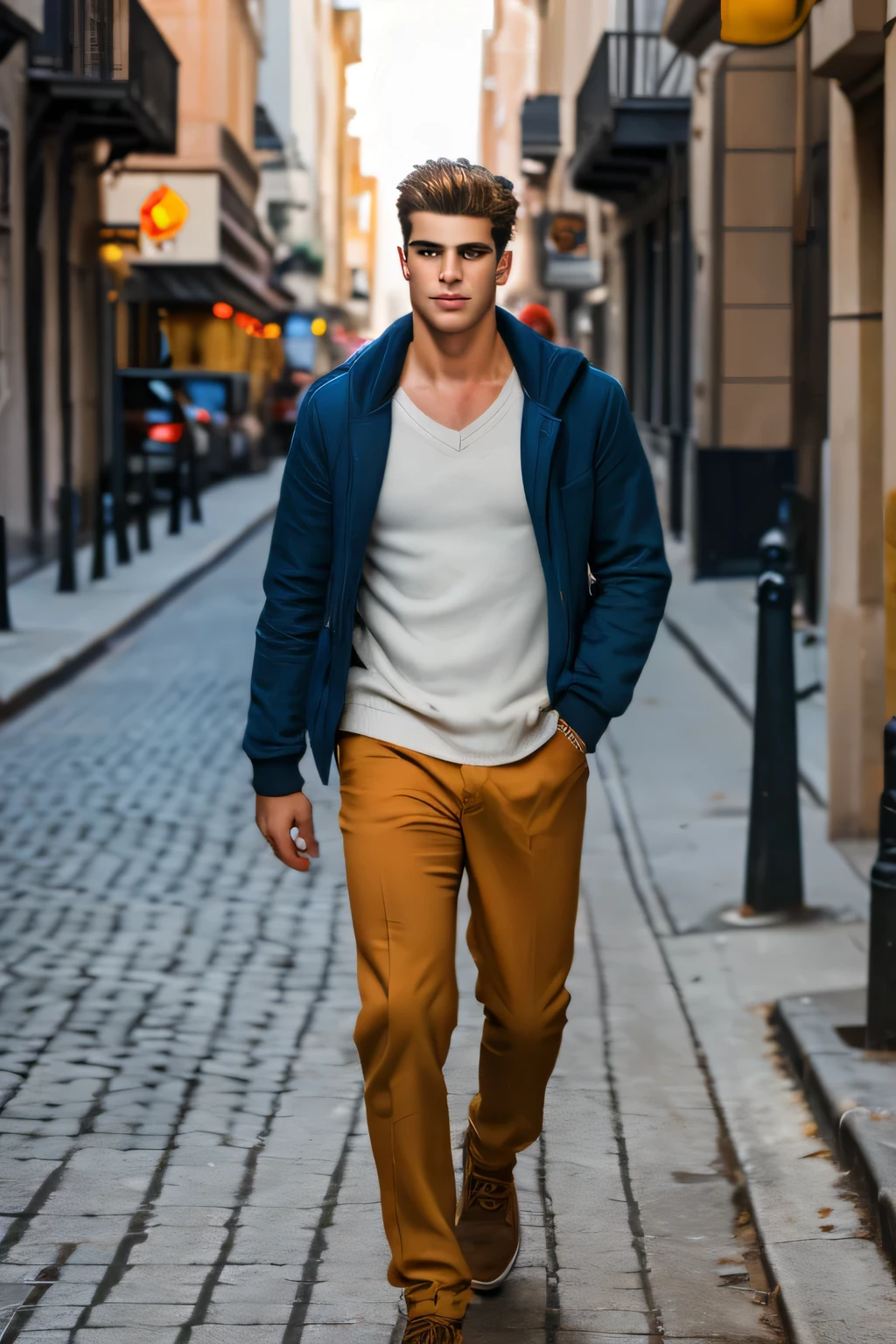 8k, raw picture, photograph, Handsome Men  , street 