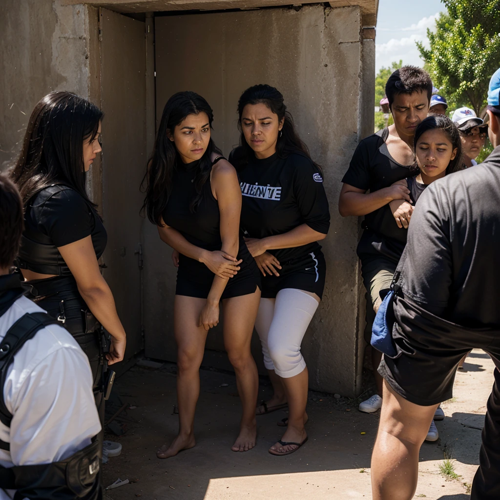 several people going through challenges and only one being protected