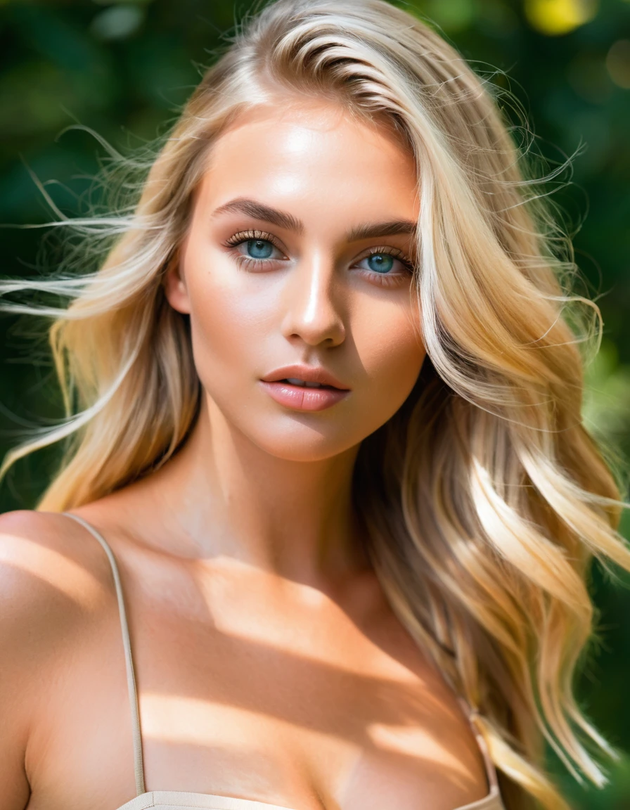 énorme faux seins, nue, déshabillé, blonde, caucasienne, sexy, excitée, peau bronzée, elle est mince(meilleure qualité,4K,haute résolution, haute résolution face details), cheveux blonds longs et raides, 18 ans, modèle instagram, faux sein 36DD, faux cils, fausses lèvres, maquillage sombre, peau parfaite, bronzage de la peau, elle est mince, Elle est caucasienne, elle est entièrement nue, naked, elle montre ses seins, dans la nature, près d&#39;un lac, en Utah, énorme faux sein 36DD, posant, Sexy, vibrations sensuelles, seins nue, corps nue entier