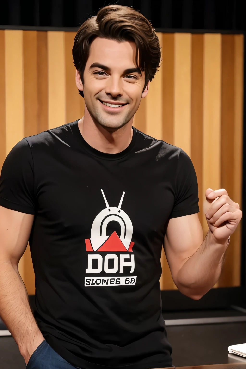 Attractive comedy man