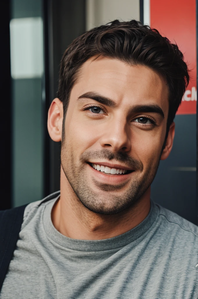 Attractive comedy man