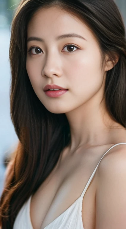 Same face as last time，Slim Abs、Loose wave style、Good top、Beautifully rendered in every detail., Including face and skin texture.，Fine grain，Seductive look、Esbian all over
