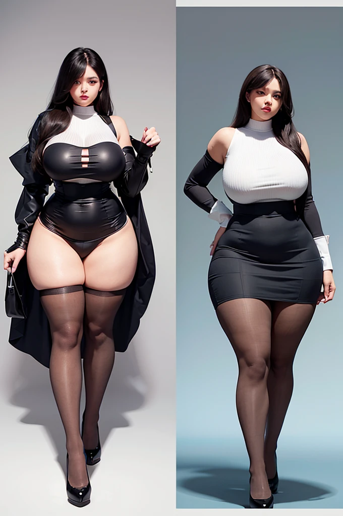A curvaceous, cute and skinny super large biggest thick ass realist secretary , dressed in a tight-fitting skirt that hugs her voluptuous large and thick hips and round huge thick ass behind. perky breasts, which are just barely contained within the constraints of her buttoned-up attire. pantyhose, big and thick and ass, large and thick hips