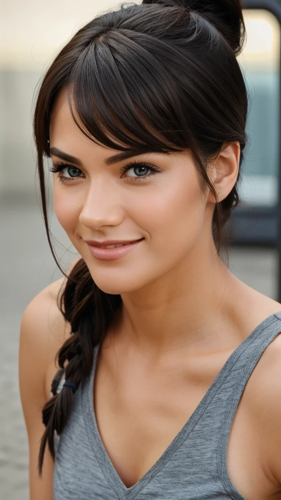 Attractive face comedy character