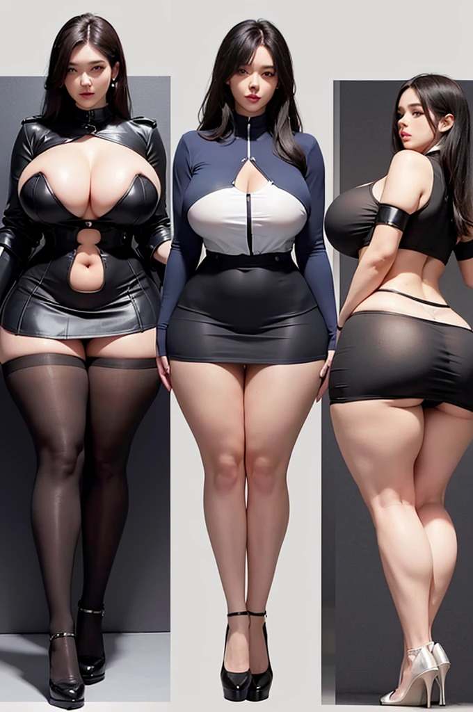 A curvaceous, cute and skinny super large biggest thick ass realist secretary , dressed in a tight-fitting skirt that hugs her voluptuous large and thick hips and round huge thick ass behind. perky breasts, which are just barely contained within the constraints of her buttoned-up attire. pantyhose, big and thick and ass, large and thick hips