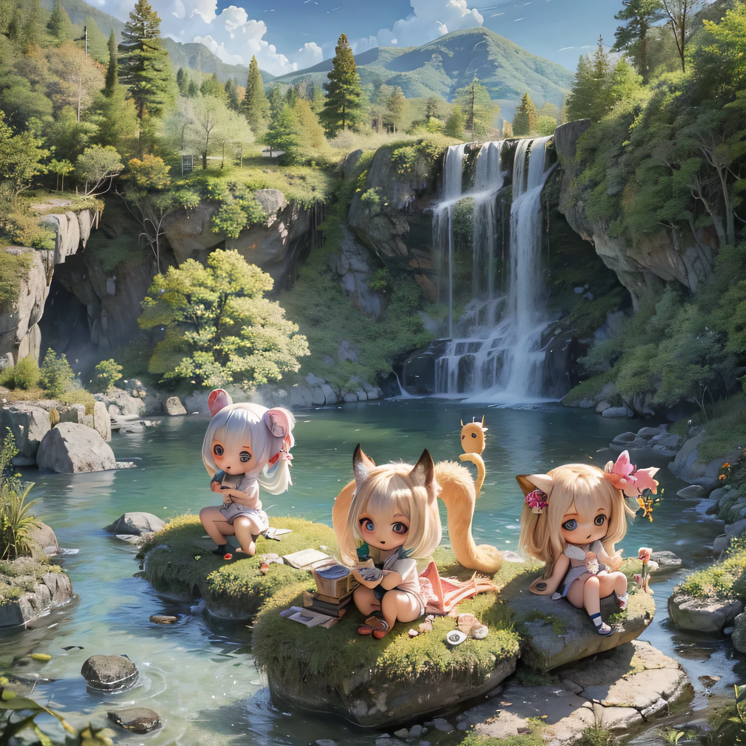 Armin Girls Chibi Naked Hot Springs Inn