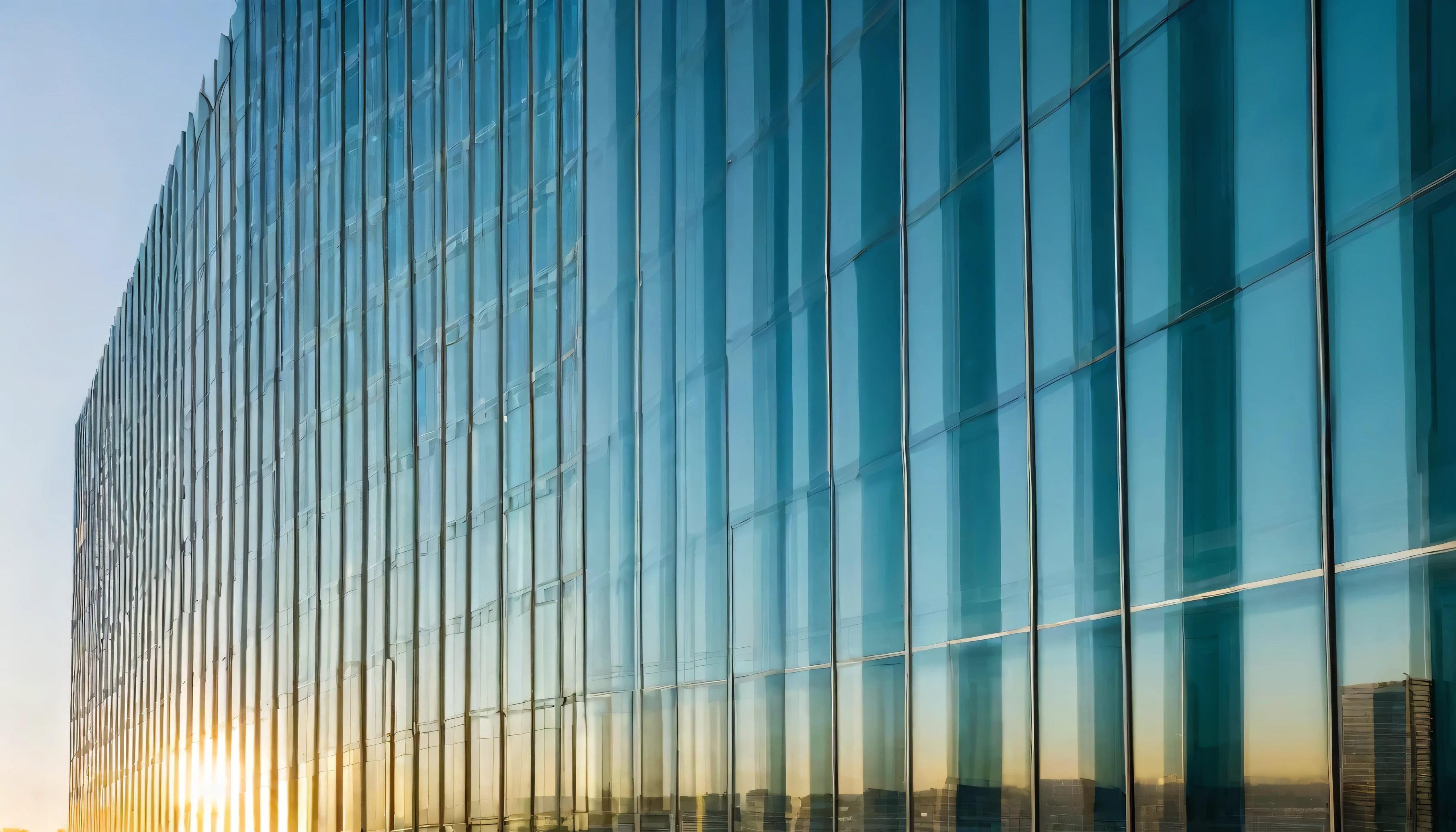 tall building glass texture background, professional photo in the morning sunlight, neatly arranged perfectly