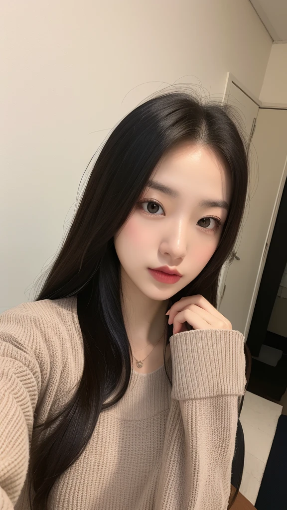 ulzzang-6500-v1.1,(RAW Photos:1.2), (Photorealistic), (See-through:1.3), (Genuine:1.4), (masterpiece:1.3), beautiful women, Female college student, masterpiece, 90's vibe, Classic look, Highest quality, Very detailed, Photorealistic, Shining Eyes, Detailed face, clavicle, beautiful eyes, black eye, Detailed eyeshadow, Black Hair, Lip gloss, Pink Lip, compensate, (charm:1.5), Sharp focus, Clear Eyes, Sharp Eyes, eyelash, whole body, (Ultra-realistic pantyhose), (Wavy Hair:1.1),(short hair:1.3), Black Dress,(beautiful:1.5)