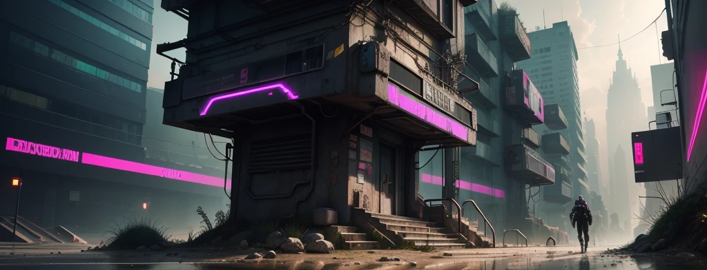 make beautiful bacgrond cyberpunk