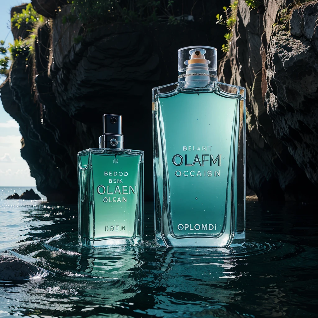 Citrus, aquatic perfume of the brand BIOCOSMED. Der Name ist BLACK OCEAN