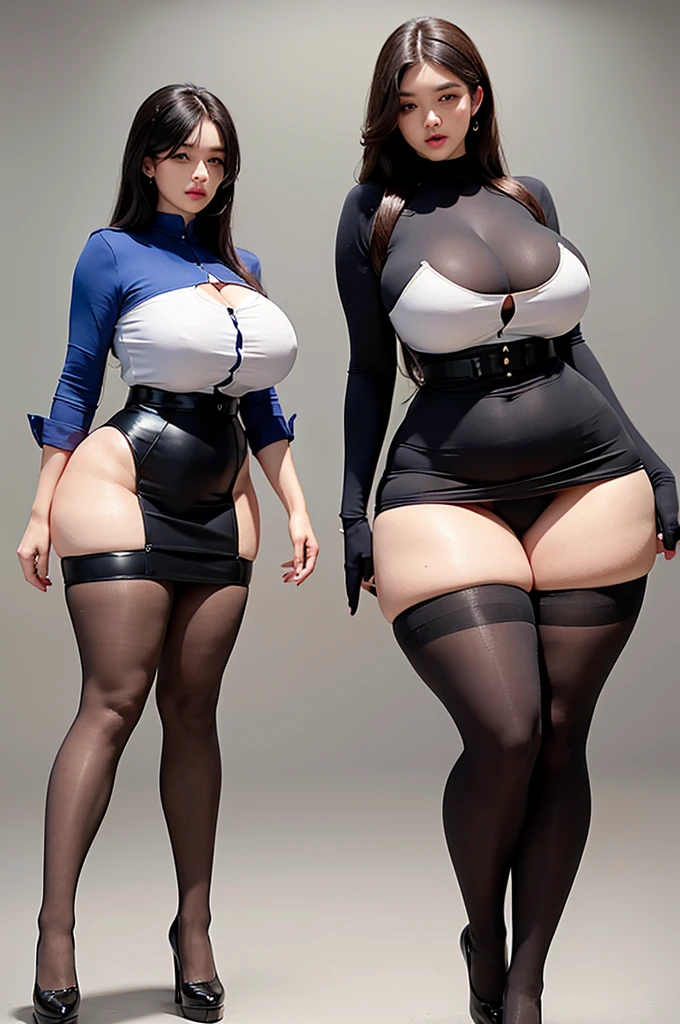 A curvaceous, cute and skinny super large biggest thick ass realist secretary , dressed in a tight-fitting skirt that hugs her voluptuous large and thick hips and round huge thick ass behind. perky breasts, which are just barely contained within the constraints of her buttoned-up attire. pantyhose, big and thick and ass, large and thick hips