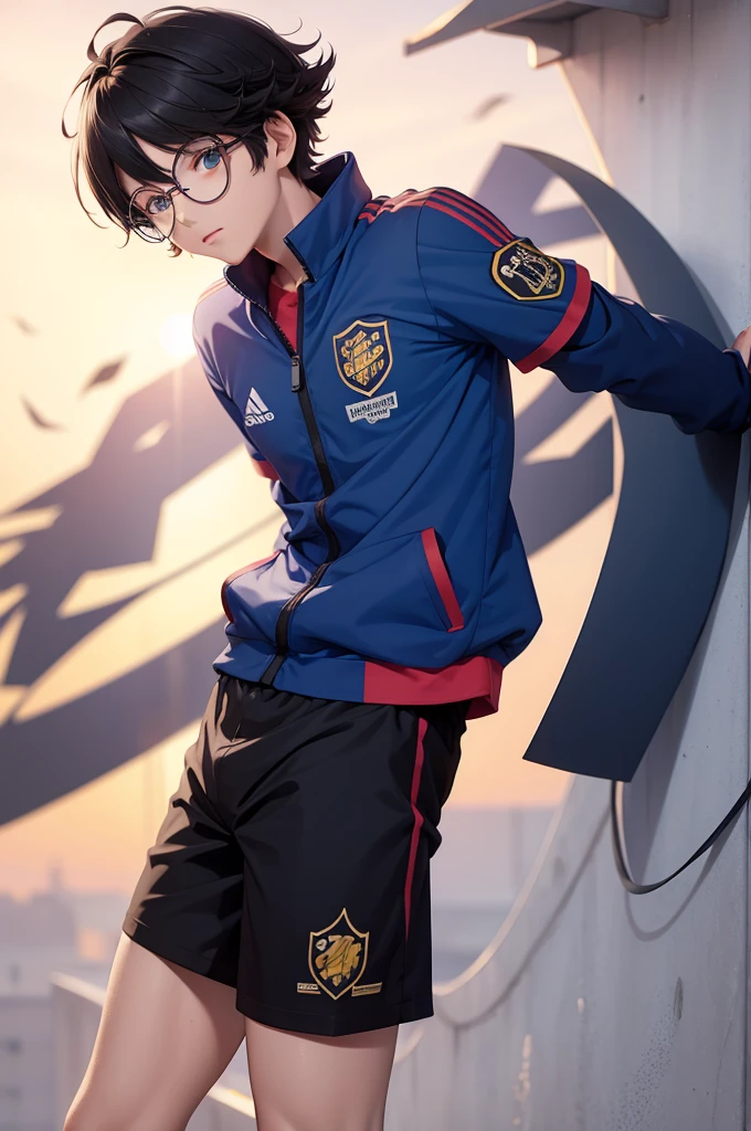 Ren Amamiya Persona, anime,soccer uniform , eyeglass