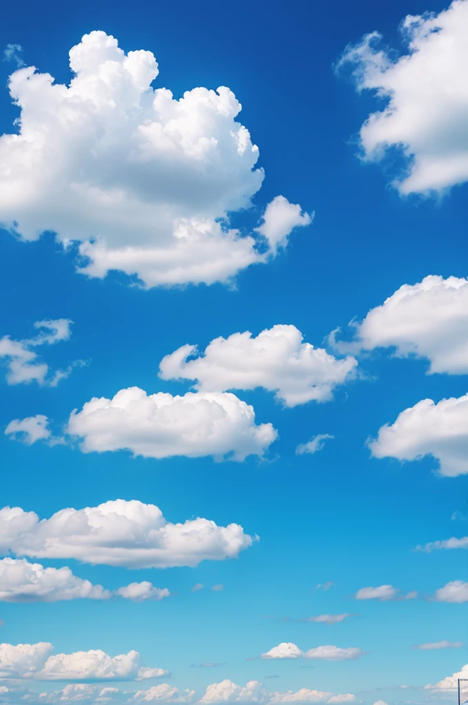 Beautiful blue sky