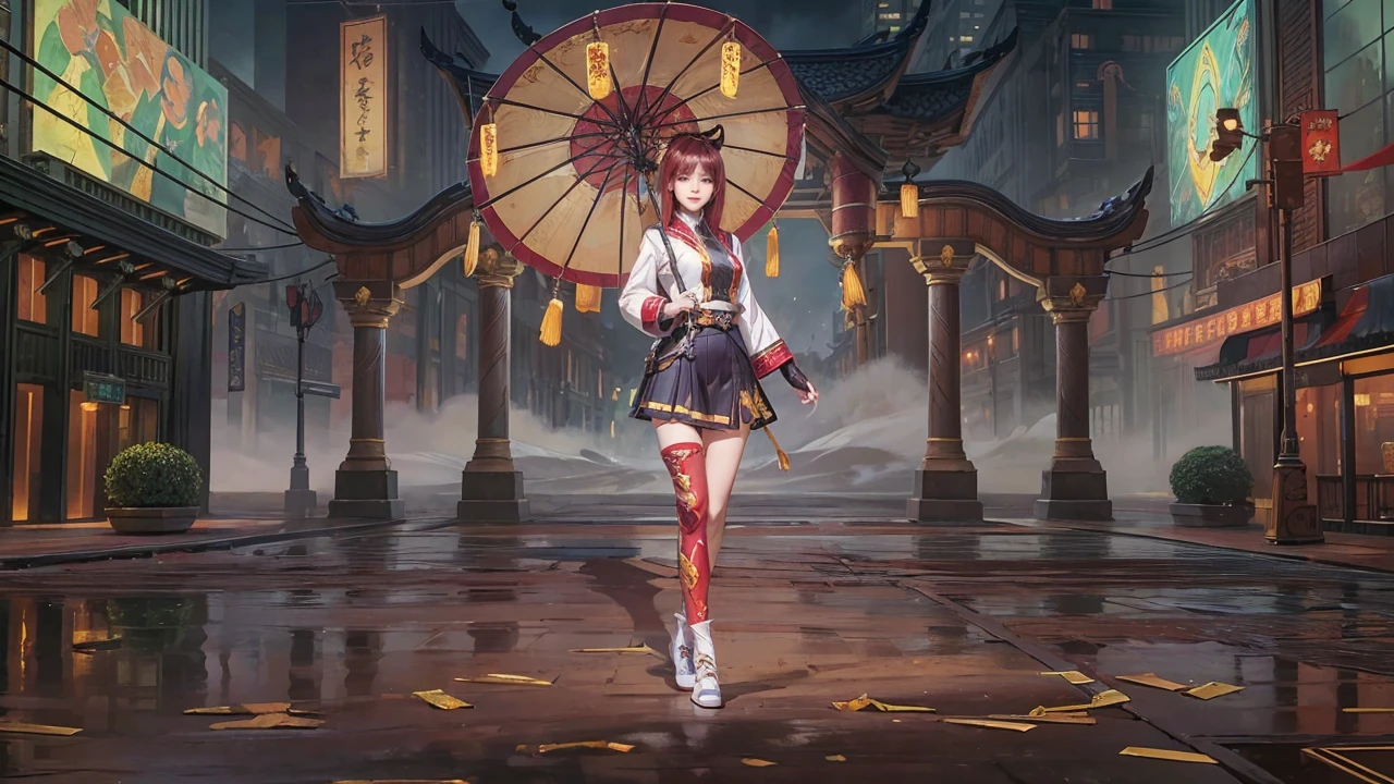 Realistic, Kagura from Mobile legends, ultra detail, high quality, masterpiece, ultra hd, perfect face, perfect detail, fokus high detail, detail face, smile