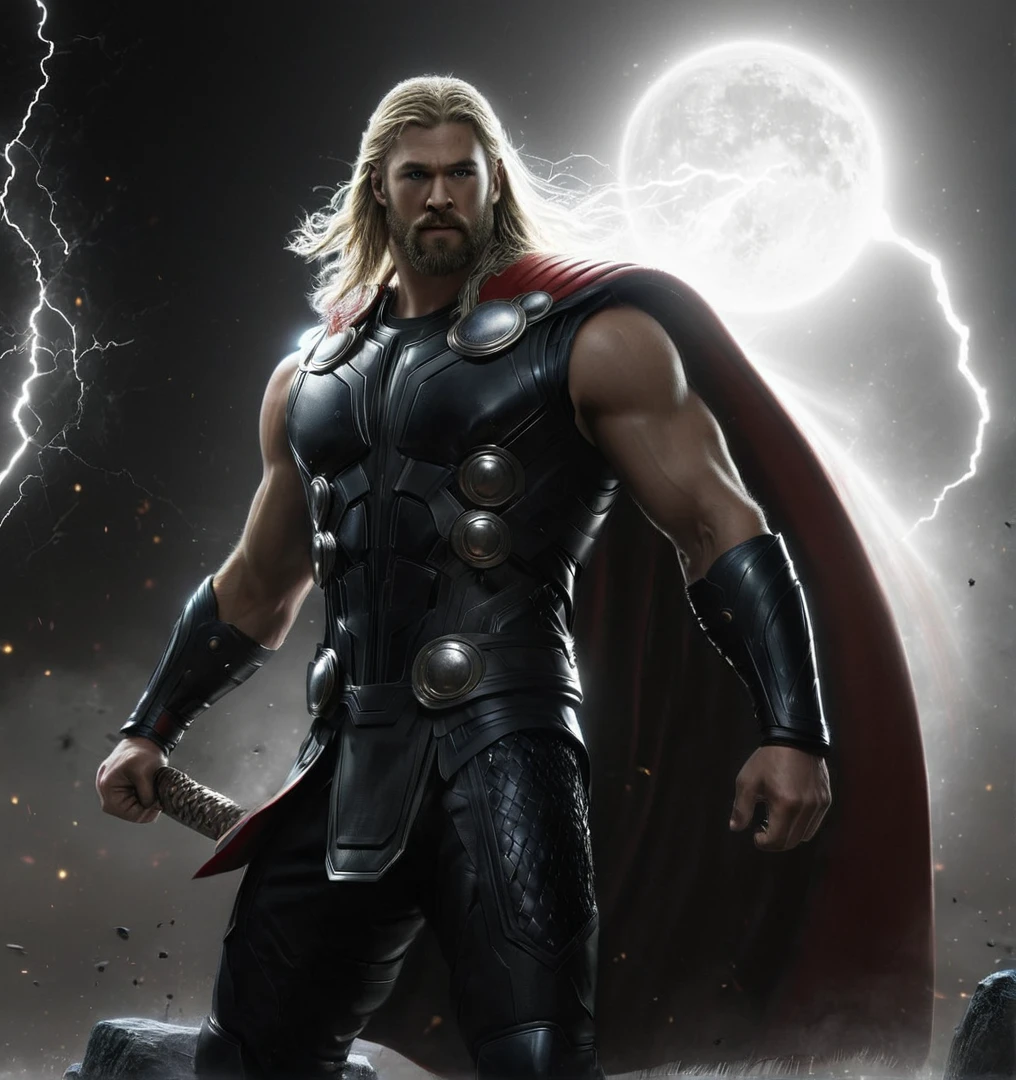 THOR THOR is the God of Thunder and is the first to appear in the avengers, black THOR, the God of Thunder, God of Thunder, Marvel concept art, THOR, Mill, from the avengers, inspired by Johannes Helgeson, inspired by Paul Pelletier, THOR 2 marvel film, inspired by Ryan Barger, fan art, Drew Struzan Inspiration