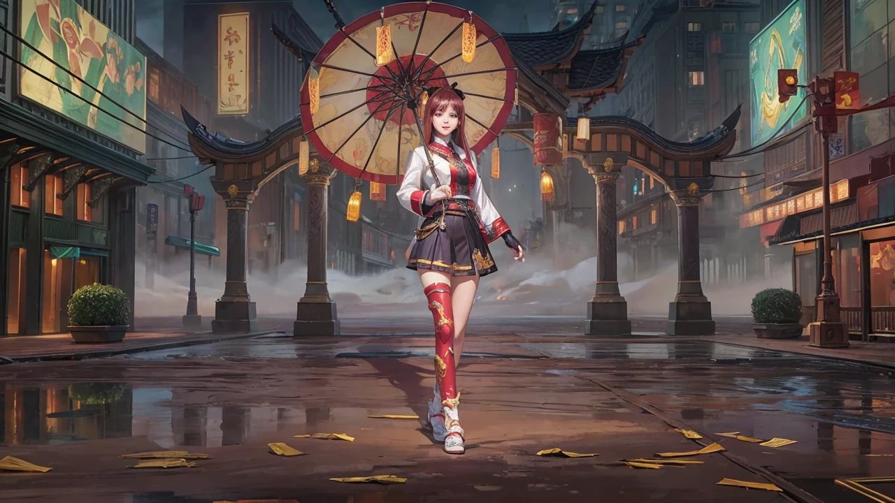 Realistic, Kagura from Mobile legends, ultra detail, high quality, masterpiece, ultra hd, perfect face, perfect detail, fokus high detail, detail face, smile