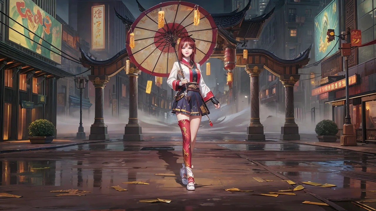 Realistic, Kagura from Mobile legends, ultra detail, high quality, masterpiece, ultra hd, perfect face, perfect detail, fokus high detail, detail face, smile