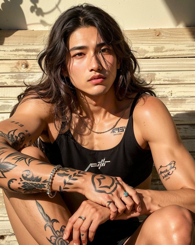 Arafed man with neck and neck tattoo., Kim Doyoung, Cai Xukun, Jinyoung Shin, ulzzang masculino, hyung tae, kanliu666, Jungkook, inspirado em Bian Shoumin, headshot imagem de perfilture, Hong junho hyung, 1 7 anos - idade de rosto fino, taejune kim, imagem de perfil