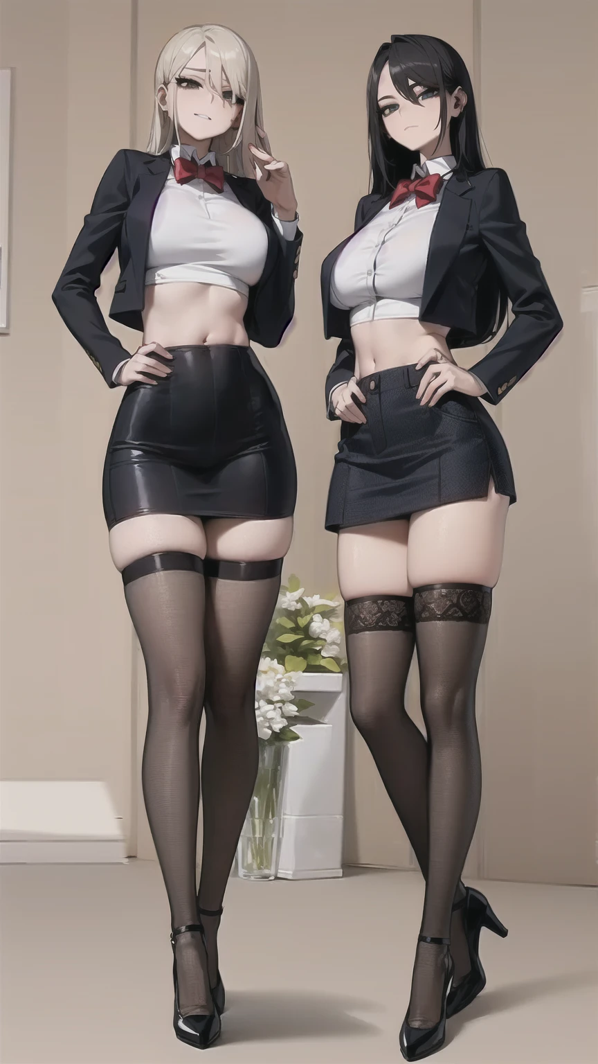 two sexy busty