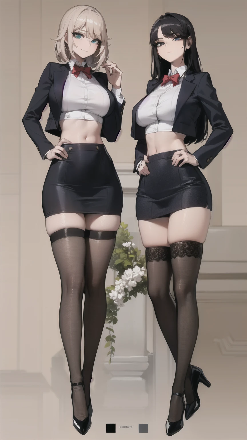 two sexy busty