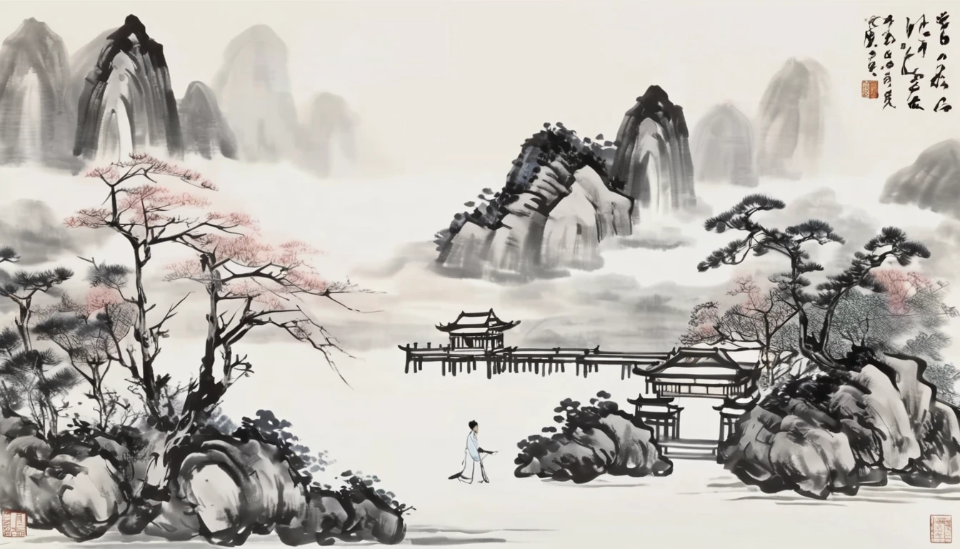(best quality,Extremely detailed,Practical),China,Internal,Hand-drawn style,Traditional ink painting style,Delicate brushstrokes,Exquisite detail depiction,Quiet and elegant atmosphere,Subtle color palette,Cultural elements,Timeless beauty and elegance.