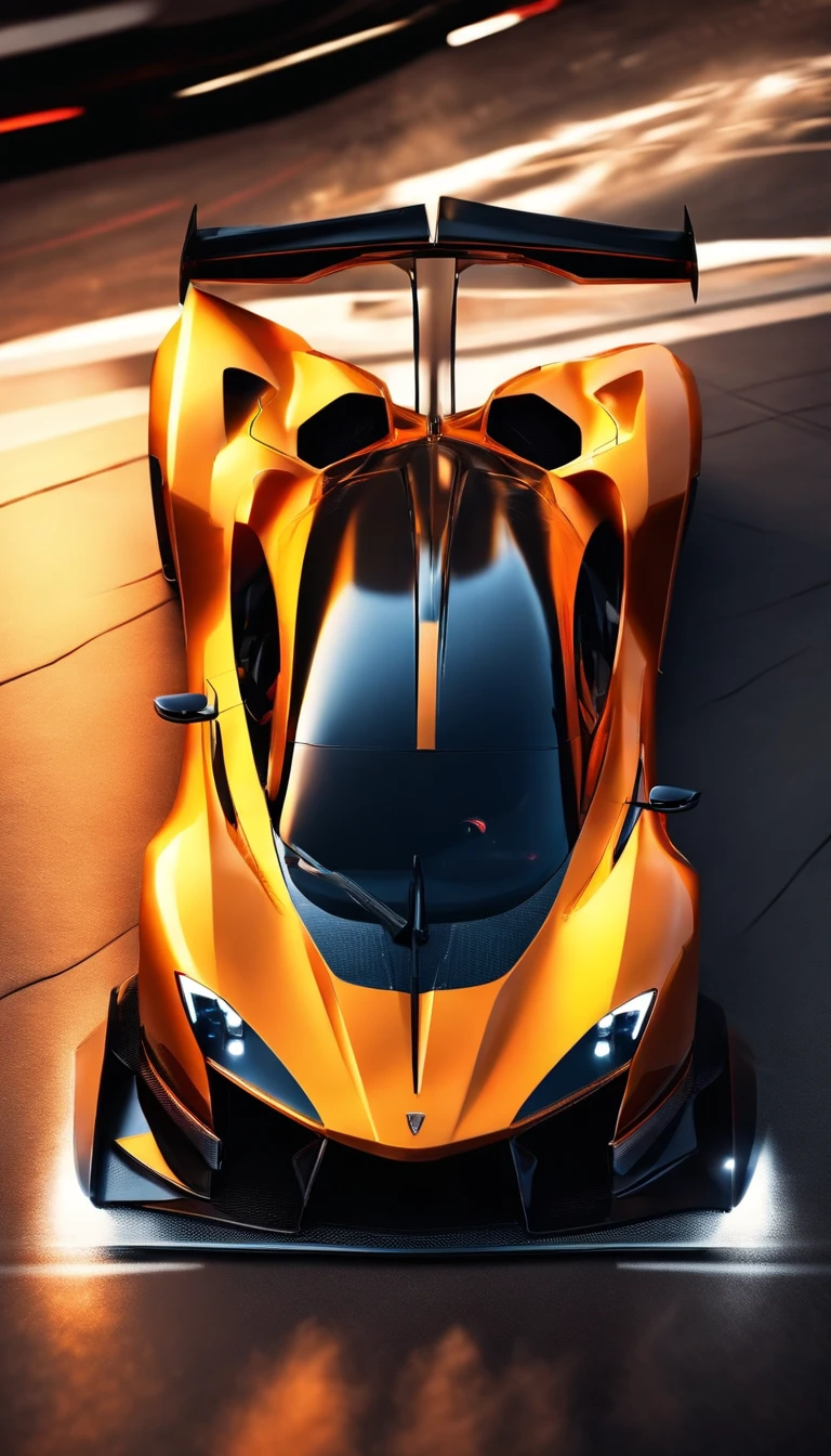 Fastest hypercar with lot of edges and aggressive design