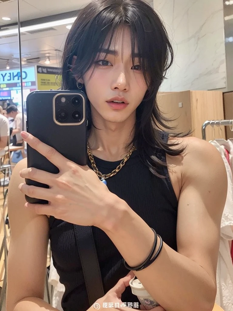 Arafed man with neck and neck tattoo., Kim Doyoung, Cai Xukun, Jinyoung Shin, ulzzang masculino, hyung tae, kanliu666, Jungkook, inspirado em Bian Shoumin, headshot imagem de perfilture, Hong junho hyung, 1 7 anos - idade de rosto fino, taejune kim, imagem de perfil