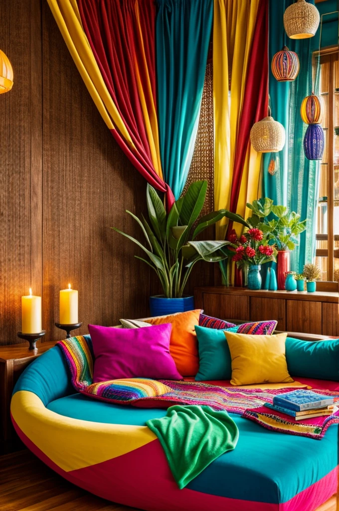 Warm and cozy, colorful and exotic
