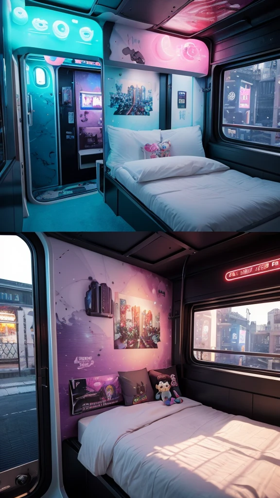 prompt art sci-fi cyberpunk uk bus, Macaron Color, Cute Disney cartoon style, Q version character design, toy design, shape, Big eyes. [scene] background, Resin material, 3d, C4D, Price Earnings Ratio, Illusion Engine 5, Octane Rendering, Noise Reduction Details, Realistic texture, movie, White marble resin art, High stone mural resolution, 1 billion pixels, Color Matching, Decoration, Strengthen --v 5.1 --Style Raw-  