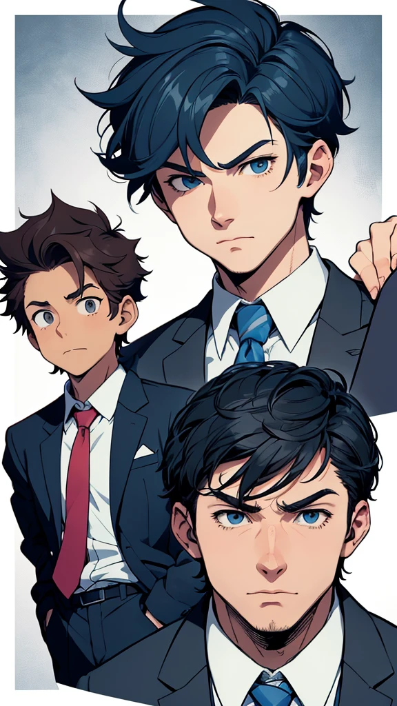 cartoon of a boy with a tie and a tie on, timothy rees, rob janoff, cartoon still, max dennison, inspired by Ryuzaburo Umehara, bully maguire, in cartoon style, inspired by Ke Jiusi, cartoon image, name of the character is chad, cartoon character, declan mckenna, dokev, macguire is a tall