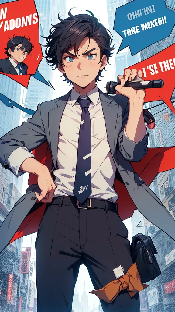 cartoon of a boy with a tie and a tie on, timothy rees, rob janoff, cartoon still, max dennison, inspired by Ryuzaburo Umehara, bully maguire, in cartoon style, inspired by Ke Jiusi, cartoon image, name of the character is chad, cartoon character, declan mckenna, dokev, macguire is a tall